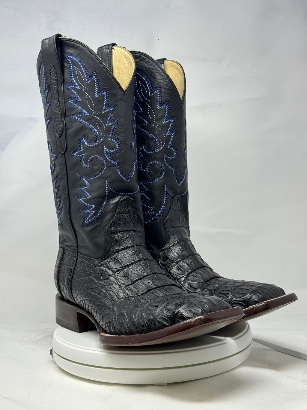 DJ2005 | Don Juan Boots Men's Caiman Back Black H Toe P