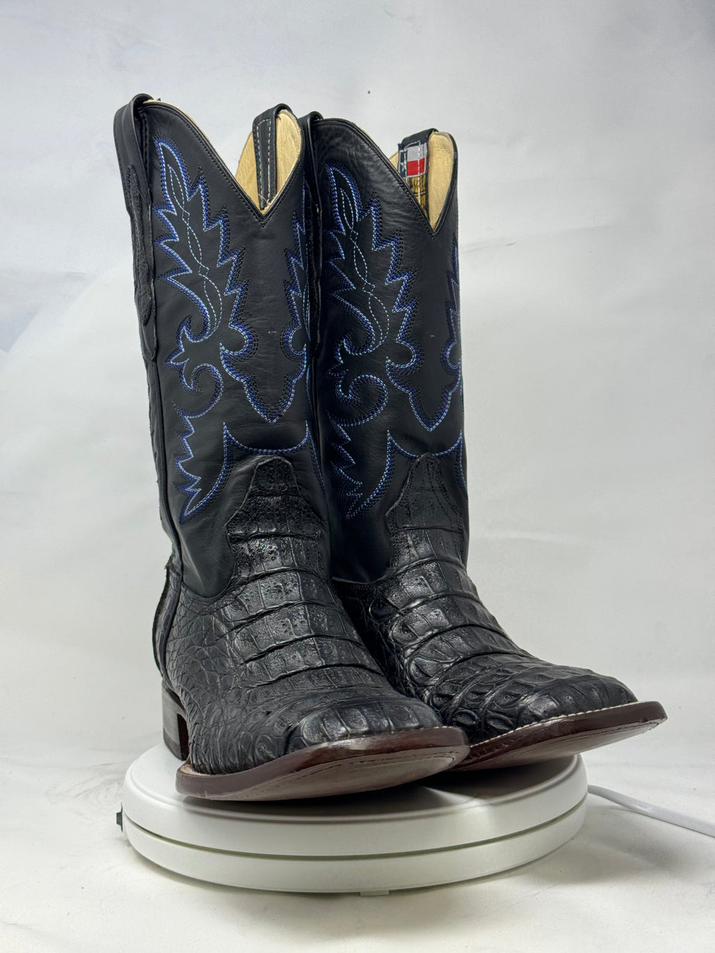 DJ2005 | Don Juan Boots Men's Caiman Back Black H Toe P