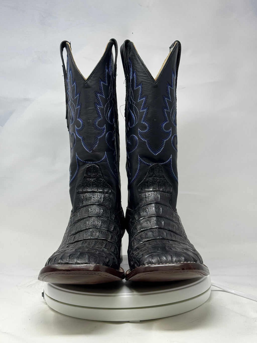 DJ2005 | Don Juan Boots Men's Caiman Back Black H Toe P