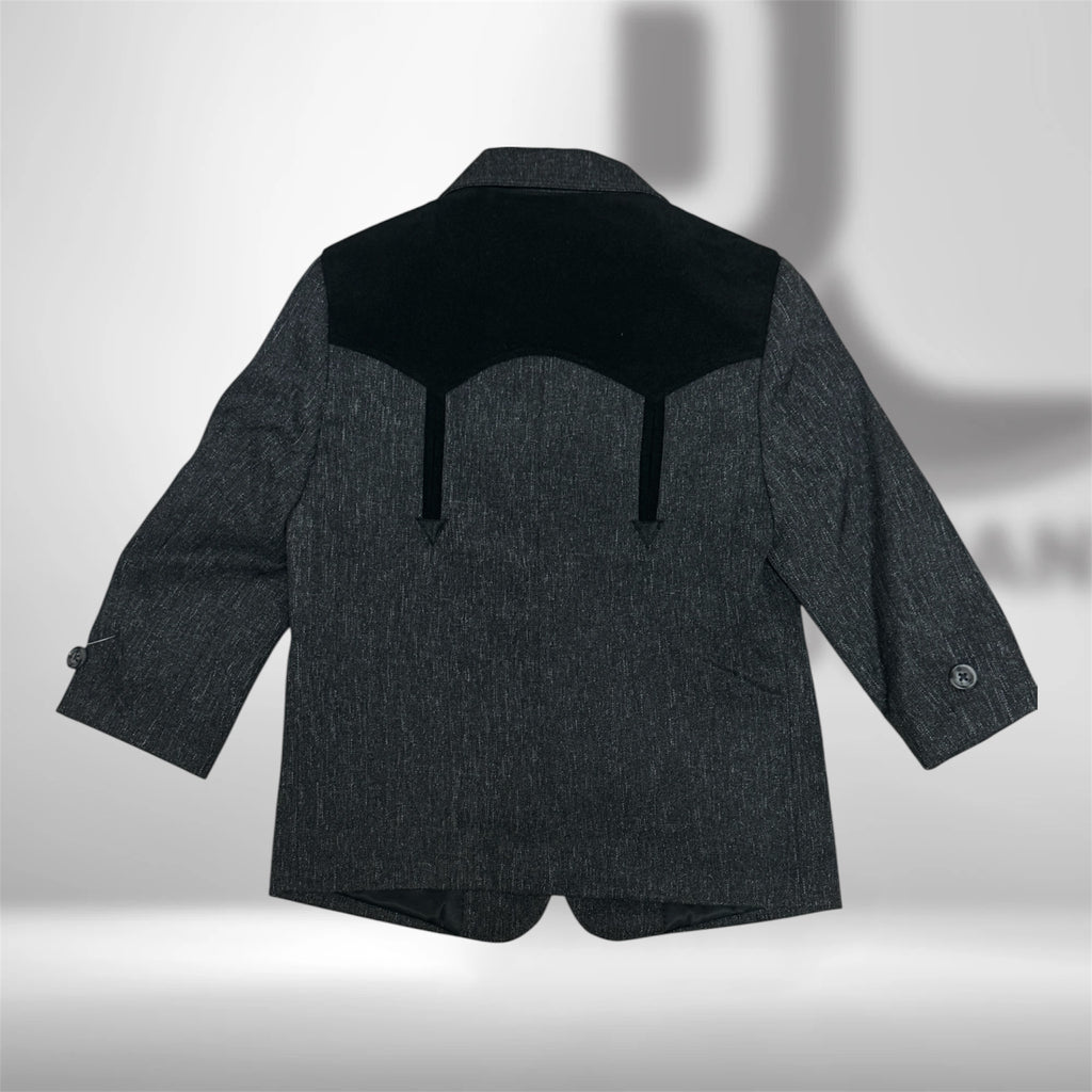 Csk2976 | Youth Boise Heather Suit Charcoal Grey