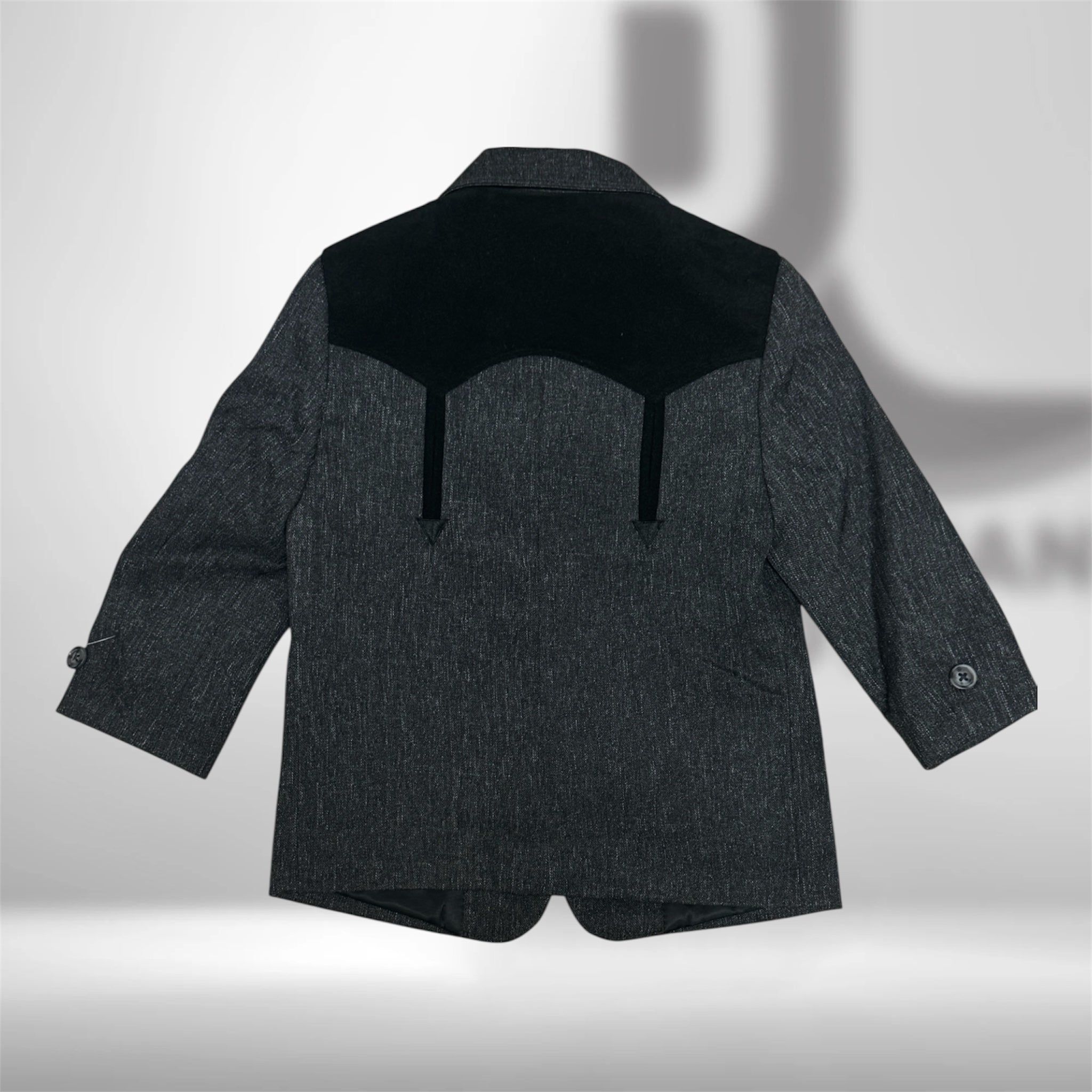 Csk2976 | Youth Boise Heather Suit Charcoal Grey
