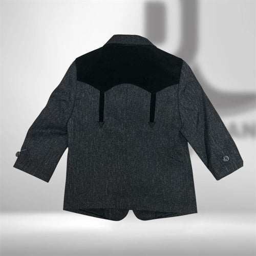 Csk2976 | Youth Boise Heather Suit Charcoal Grey