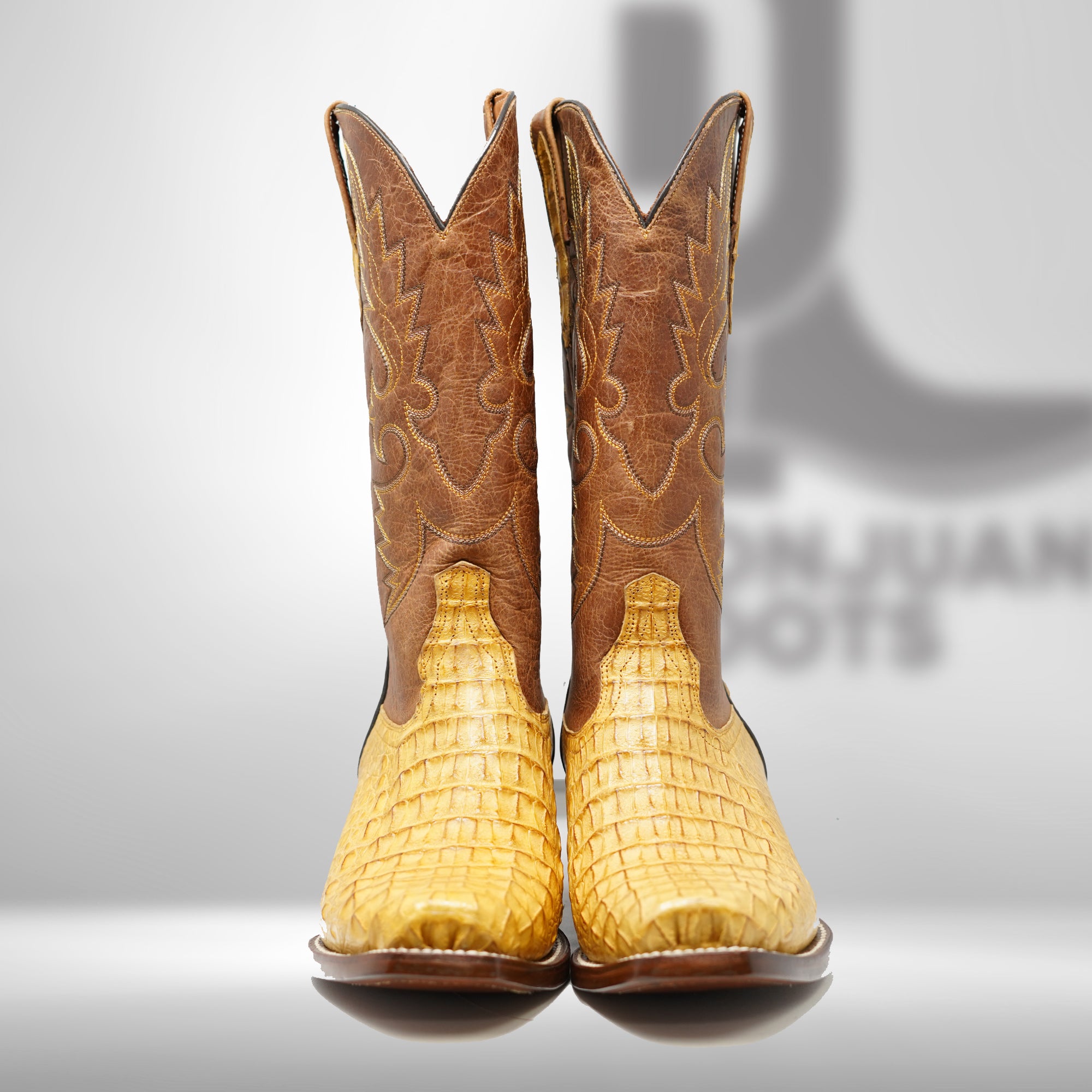 DJ2059 | Don Juan Boots Men's Caiman Back Buttercup Diamond Toe