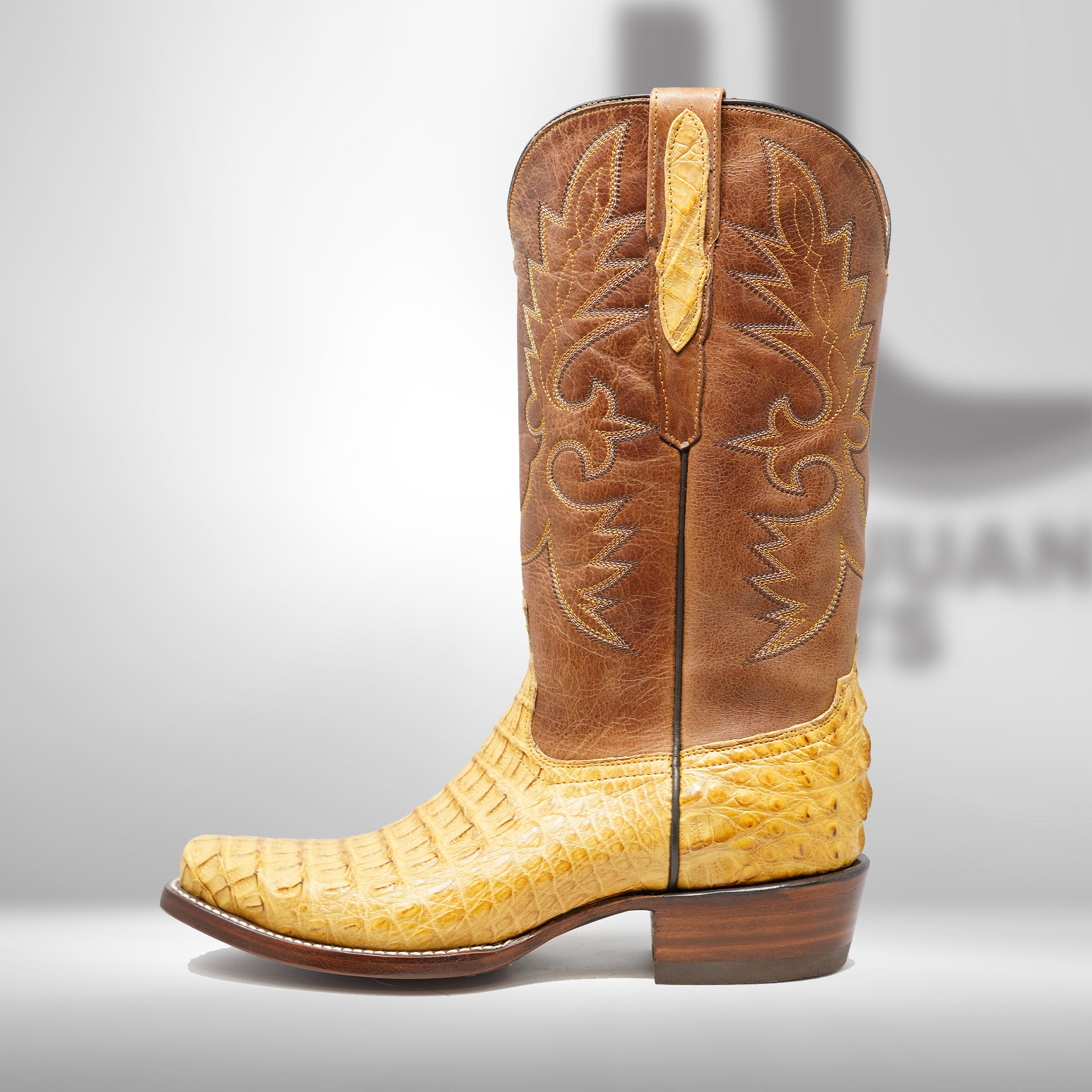 DJ2059 | Don Juan Boots Men's Caiman Back Buttercup Diamond Toe