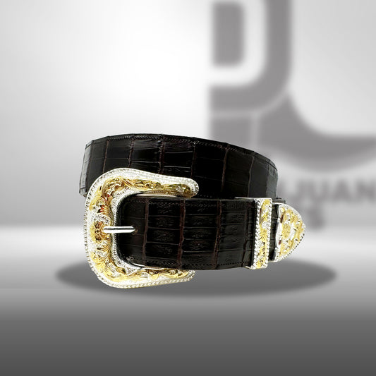 Ca004 | Chocolate Caiman Belt