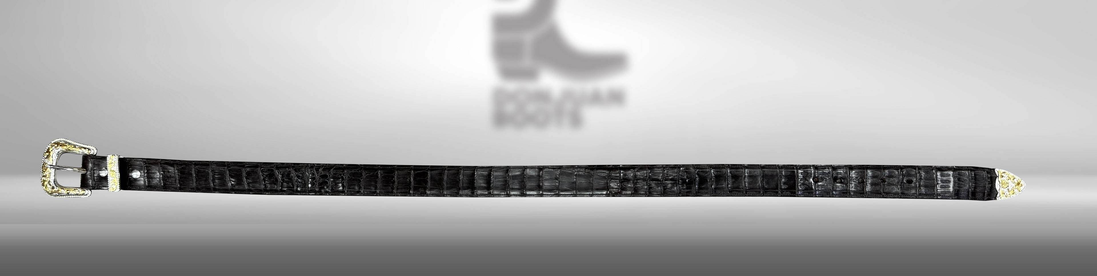 Ca004 | Chocolate Caiman Belt