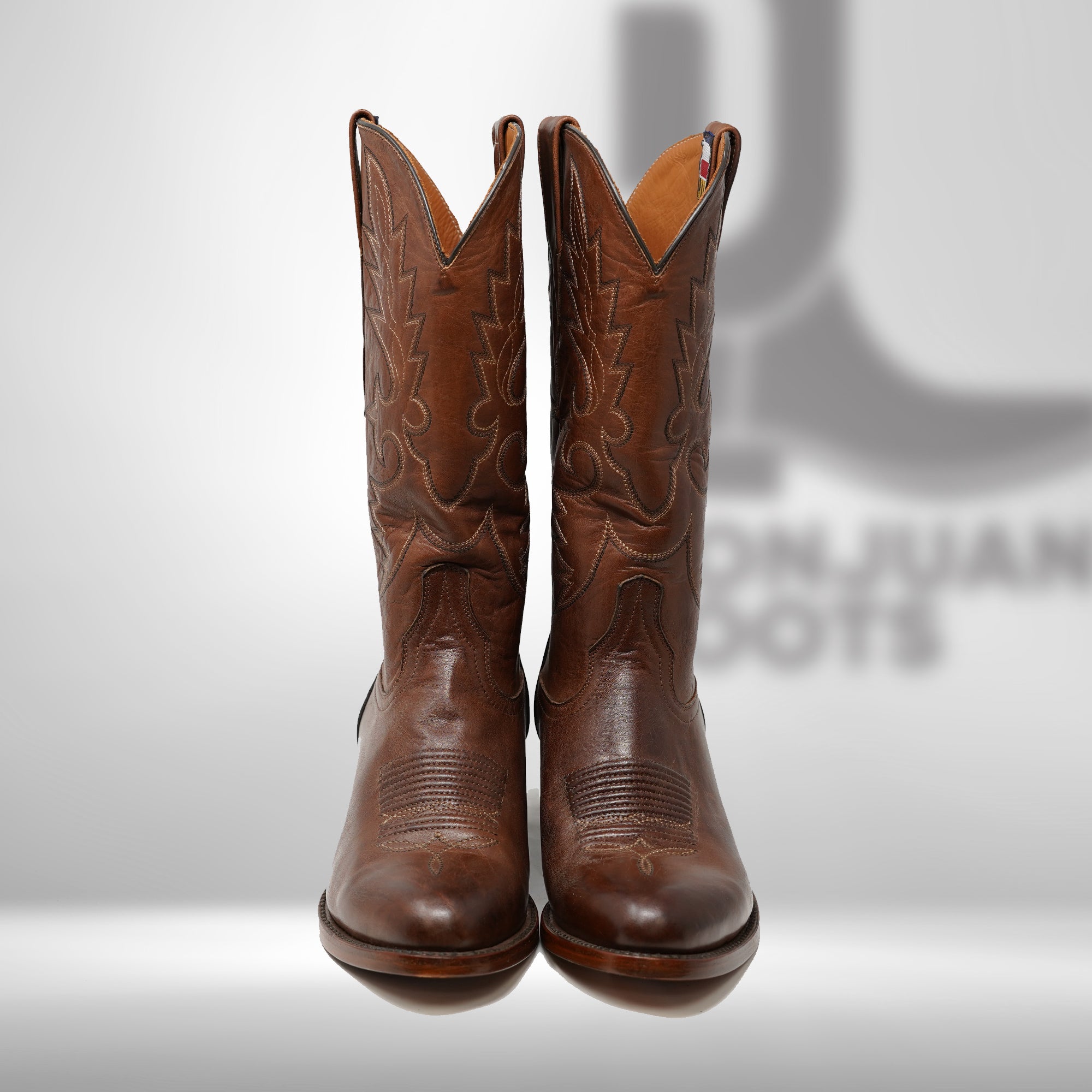 DJ1012 | Don Juan Boots Men's Almond Ranch Hand Burnished R Toe