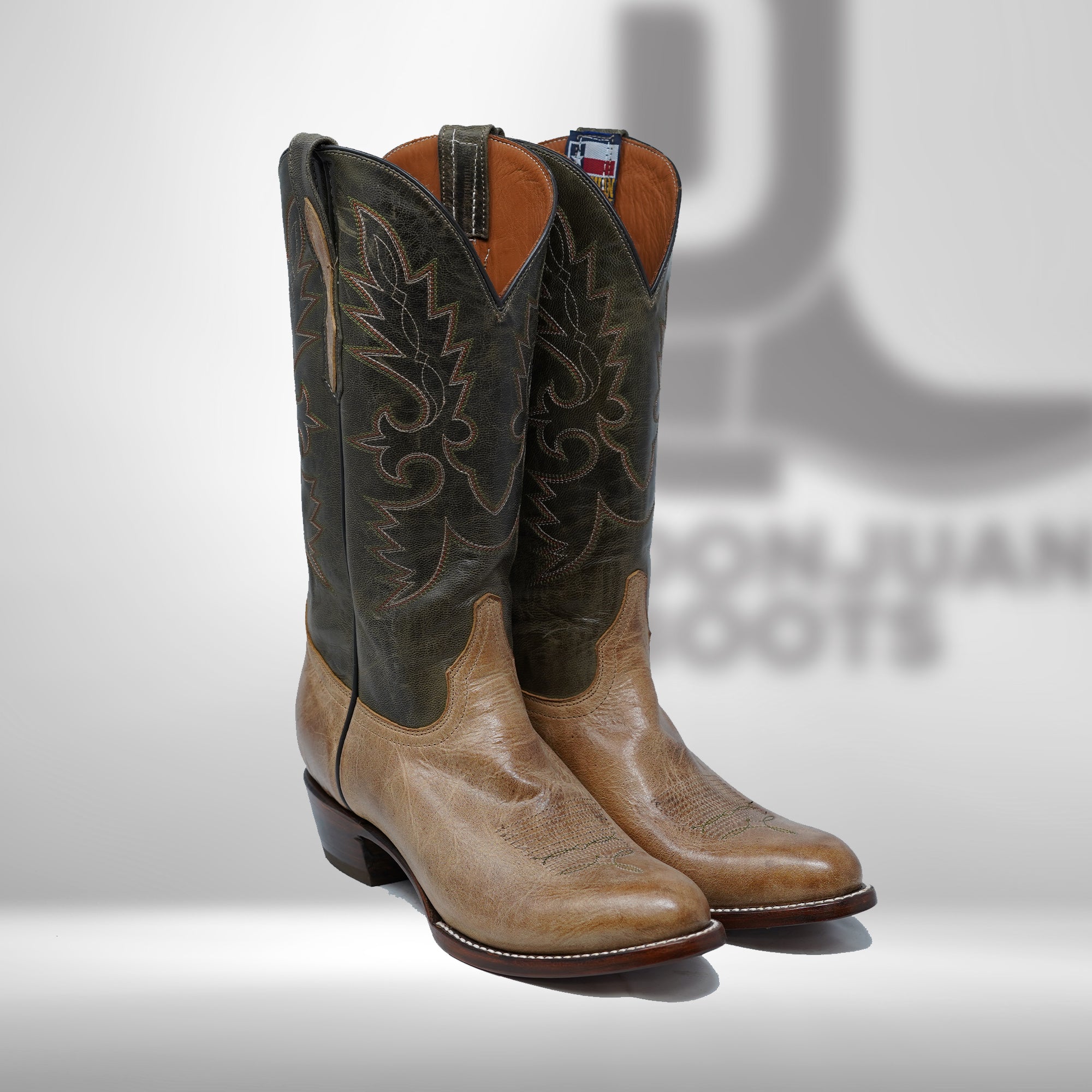 DJ1029 | Don Juan Boots Women's Mad Dog Antique Saddle RW Toe