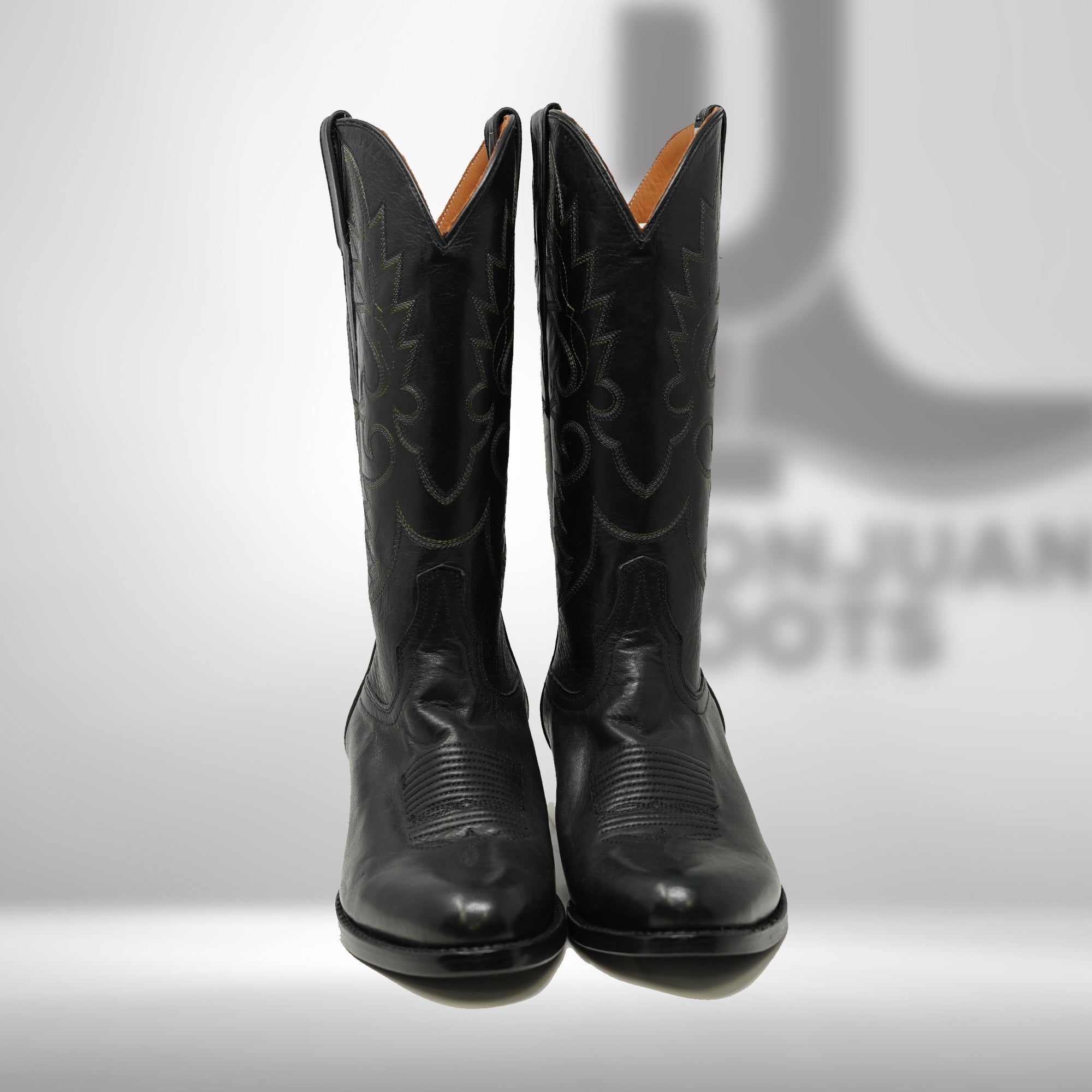 DJ1027 | Don Juan Boots Men's Black Ranch Hand R Toe