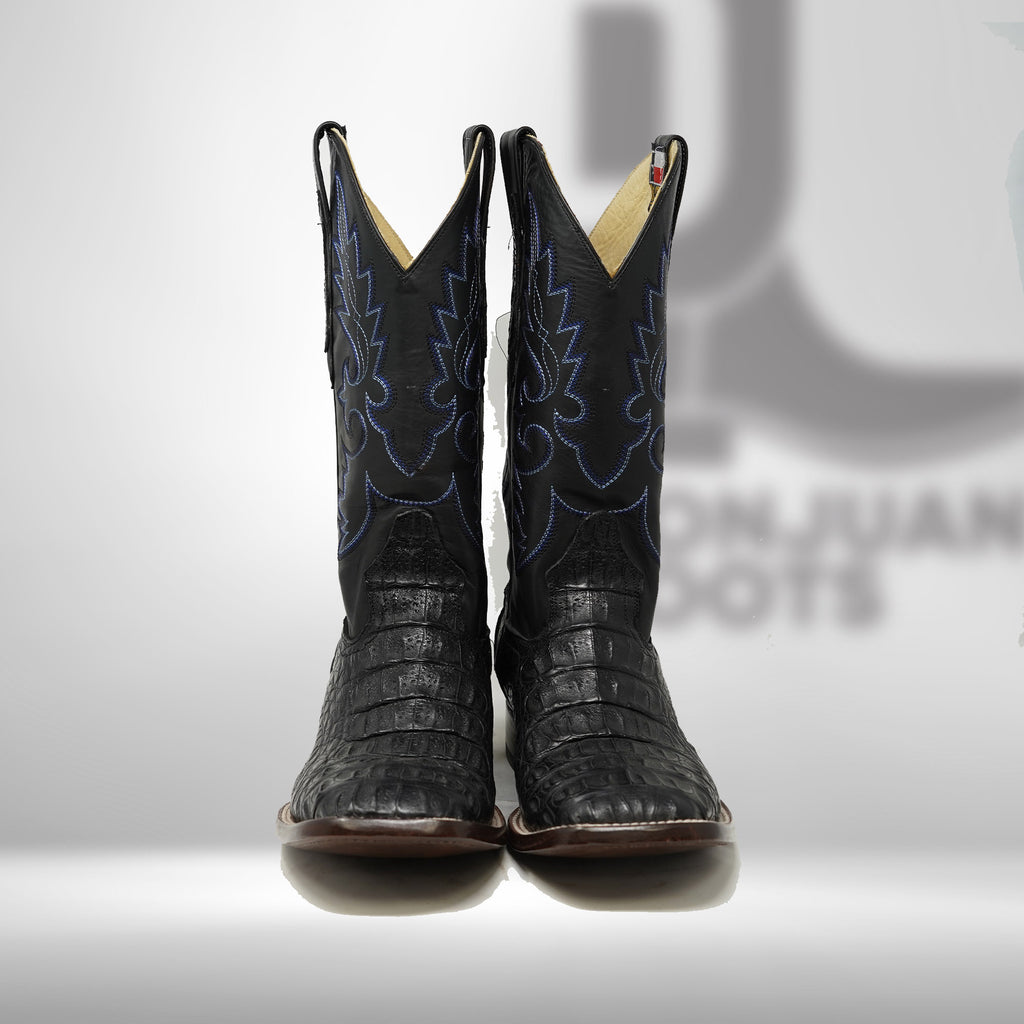 DJ2005 | Don Juan Boots Men's Caiman Back Black H Toe P