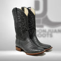 DJ2031 | Don Juan Boots Men's Caiman Belly Smoke Grey H Toe