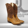 DJ2036 | Don Juan Boots Men's Caiman Tail Saddle Tan H Toe P