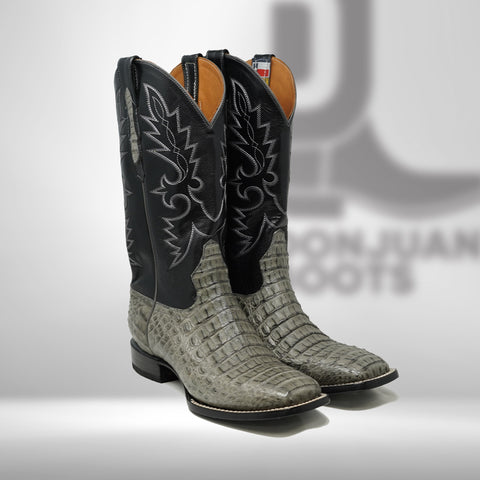 DJ2037 | Don Juan Boots Men's Caiman Back Dark Grey H Tor P