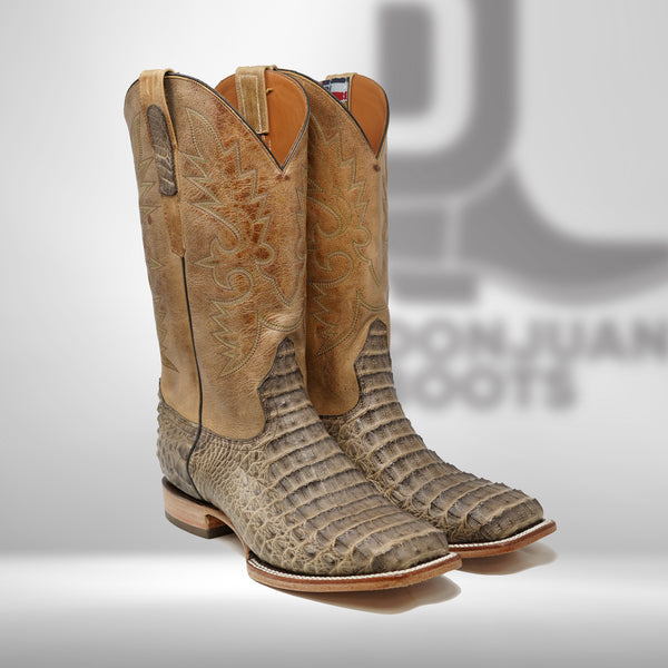 DJ2054 | Don Juan Boots Men's Caiman Back Chocomink H Toe P