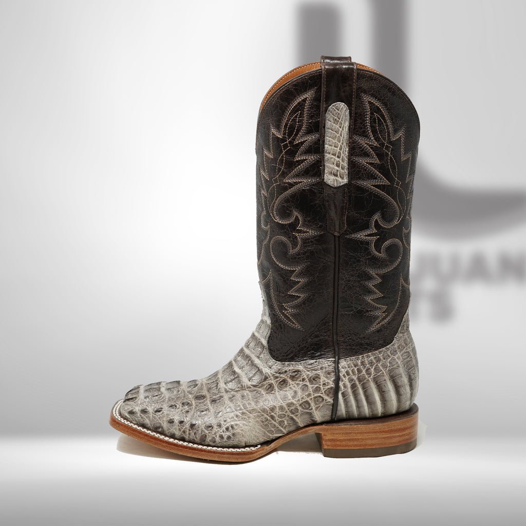 DJ2055 | Don Juan Boots Men's Caiman Hornback Natural Special H Toe P