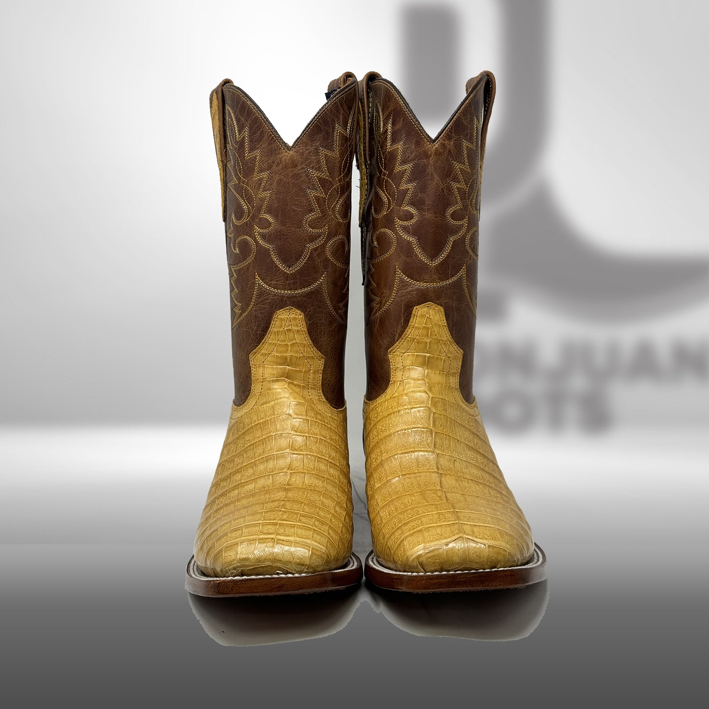 Dj2069 | Don Juan Boots Men's Caiman Belly Buttercup Hp-toe