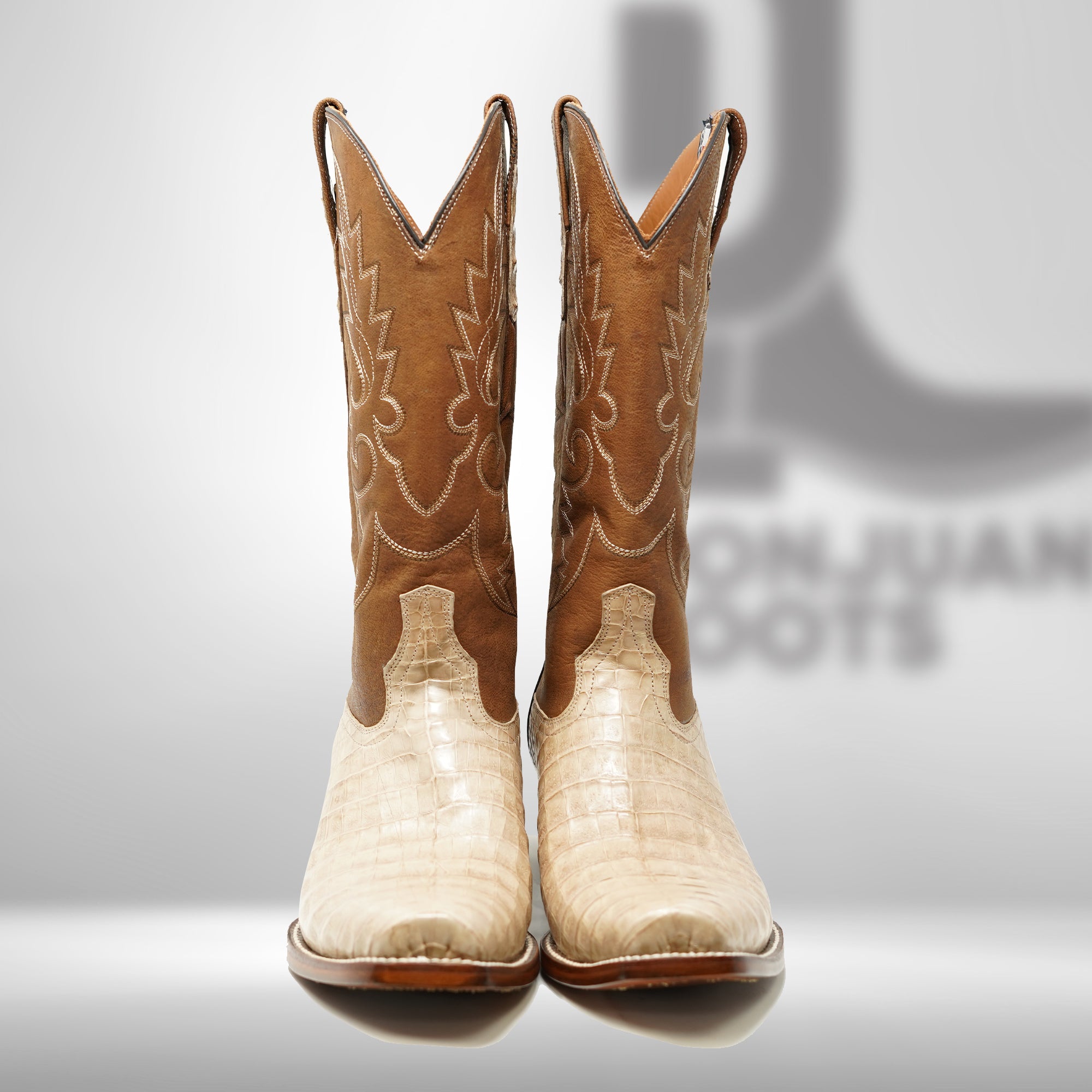 DJ2056 | Don Juan Boots Men's Caiman Belly Oryx Diamond Toe