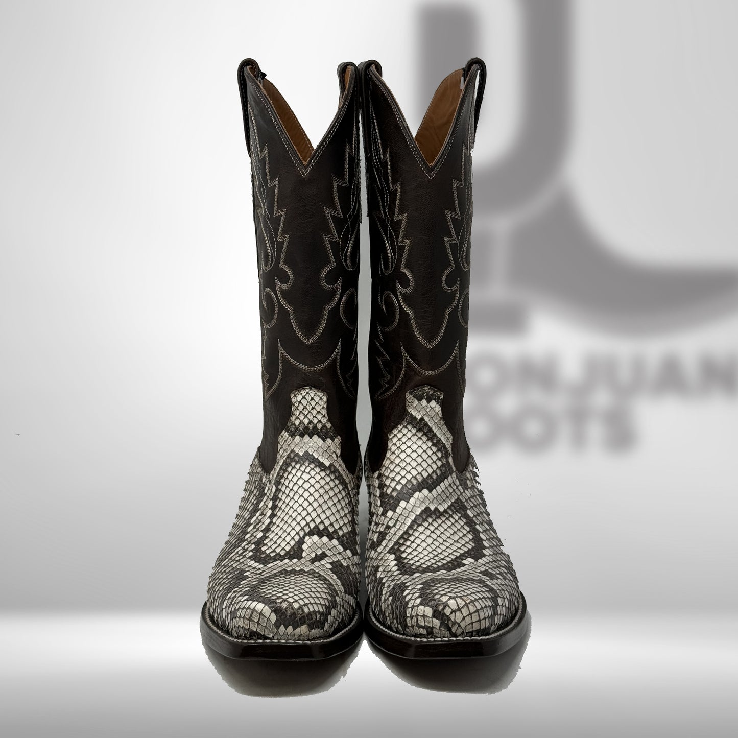 Dj8002 | Don Juan Boots Men's Rock Python Natural Diamond Toe