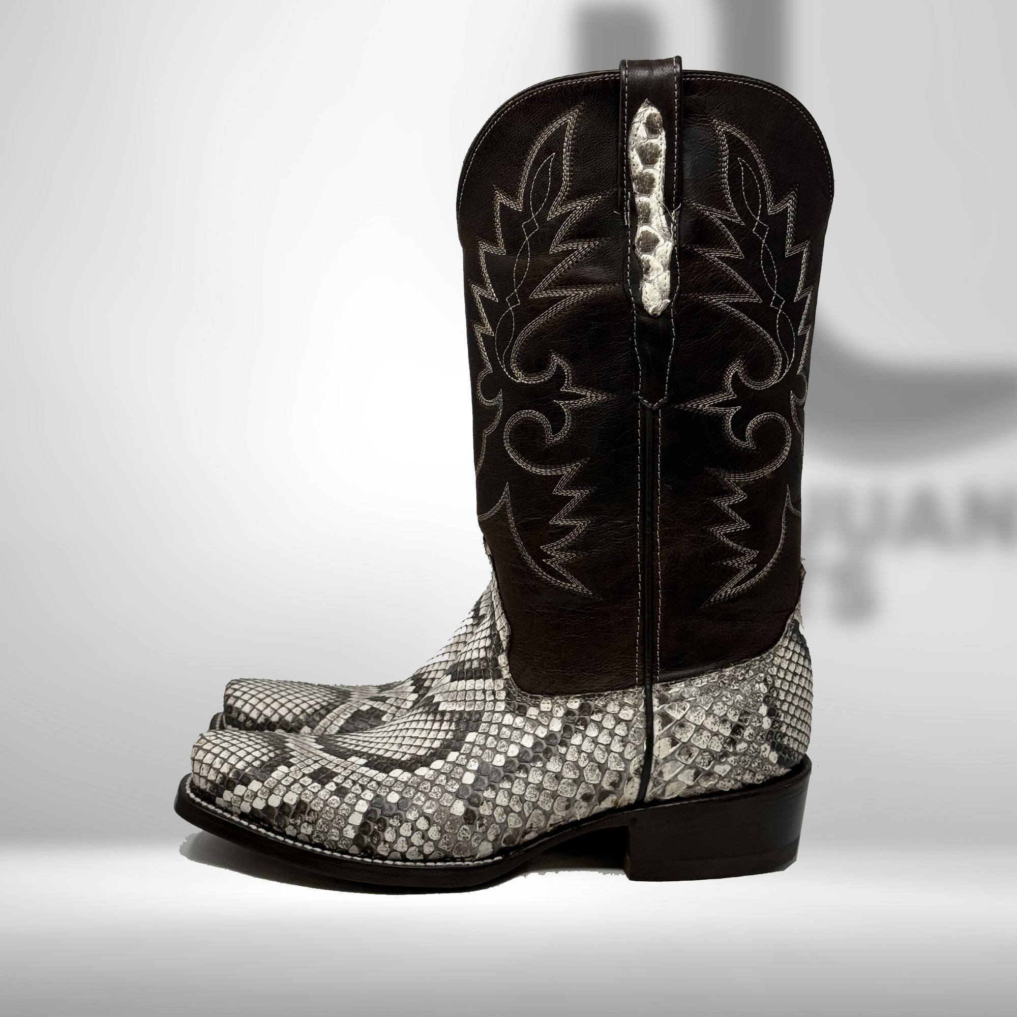 Dj8002 | Don Juan Boots Men's Rock Python Natural Diamond Toe