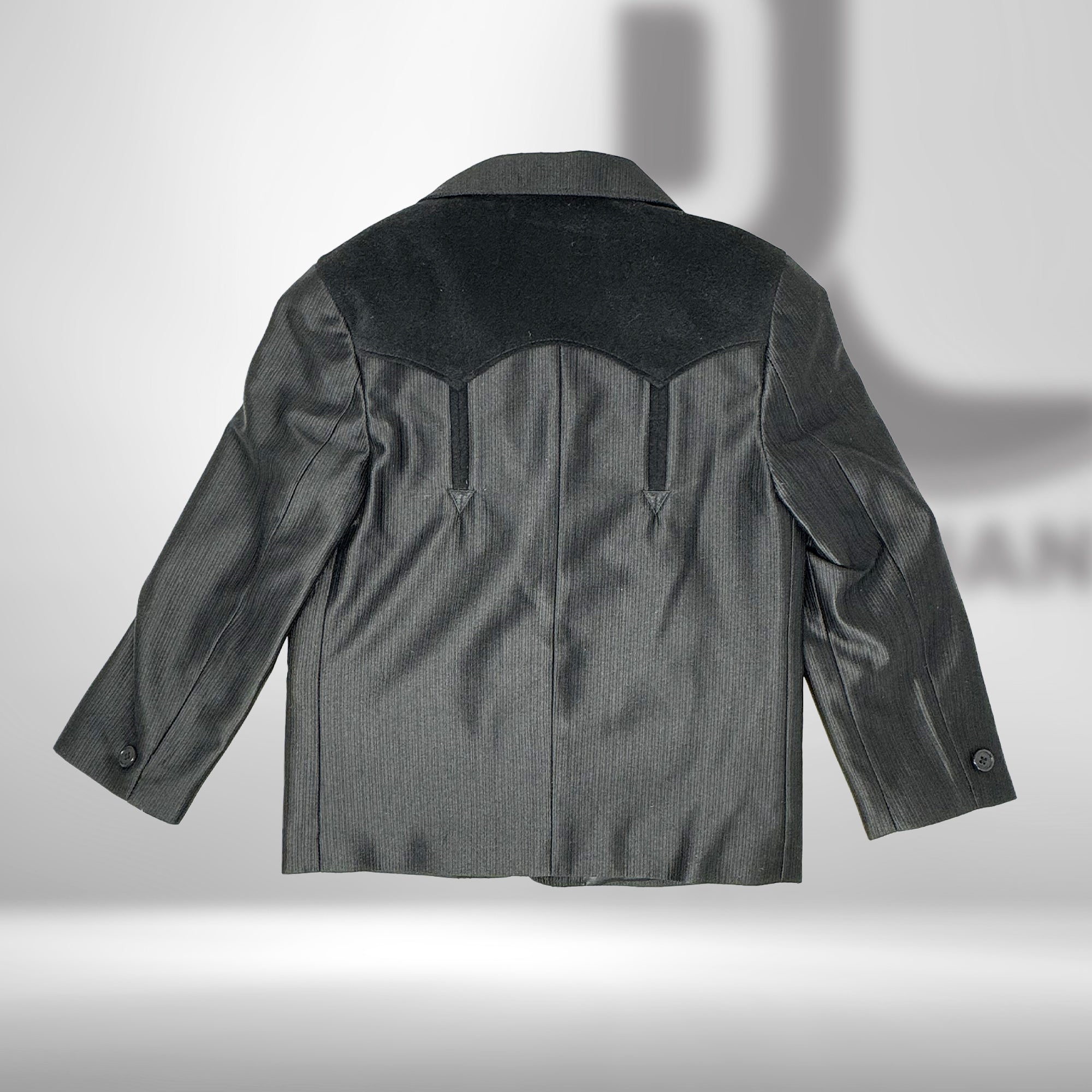 Csk2991 | Children Kids Western Suit Black Boise