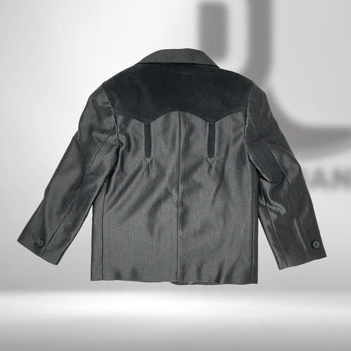Csk2991 | Children Kids Western Suit Black Boise