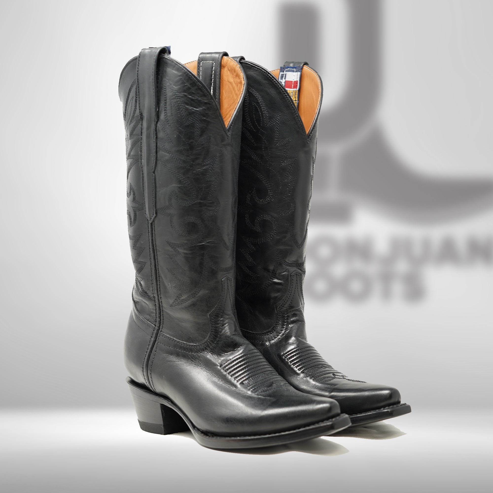 DJ1041 | Don Juan Boots Women's Black Mad Dog Snip Toe