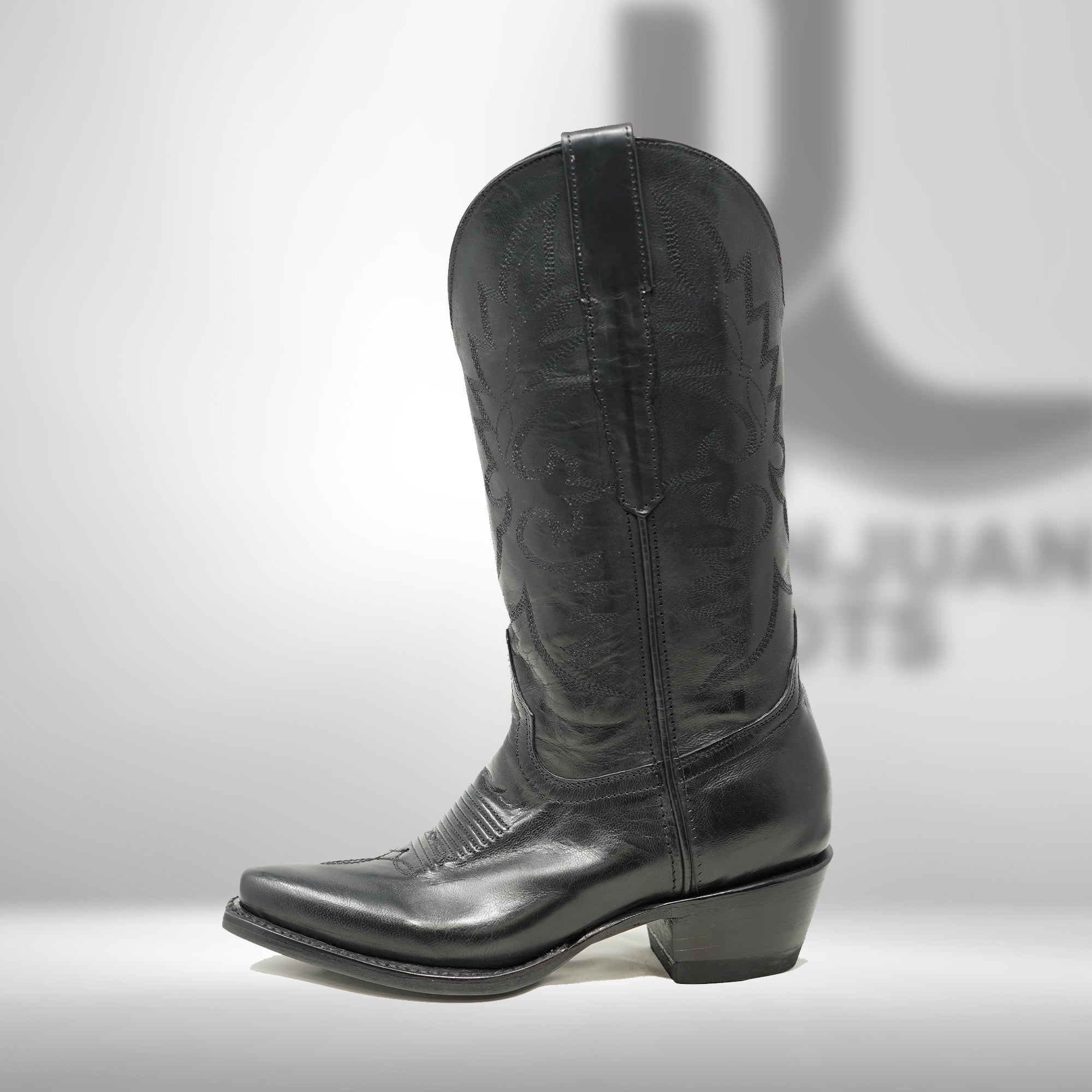 DJ1041 | Don Juan Boots Women's Black Mad Dog Snip Toe