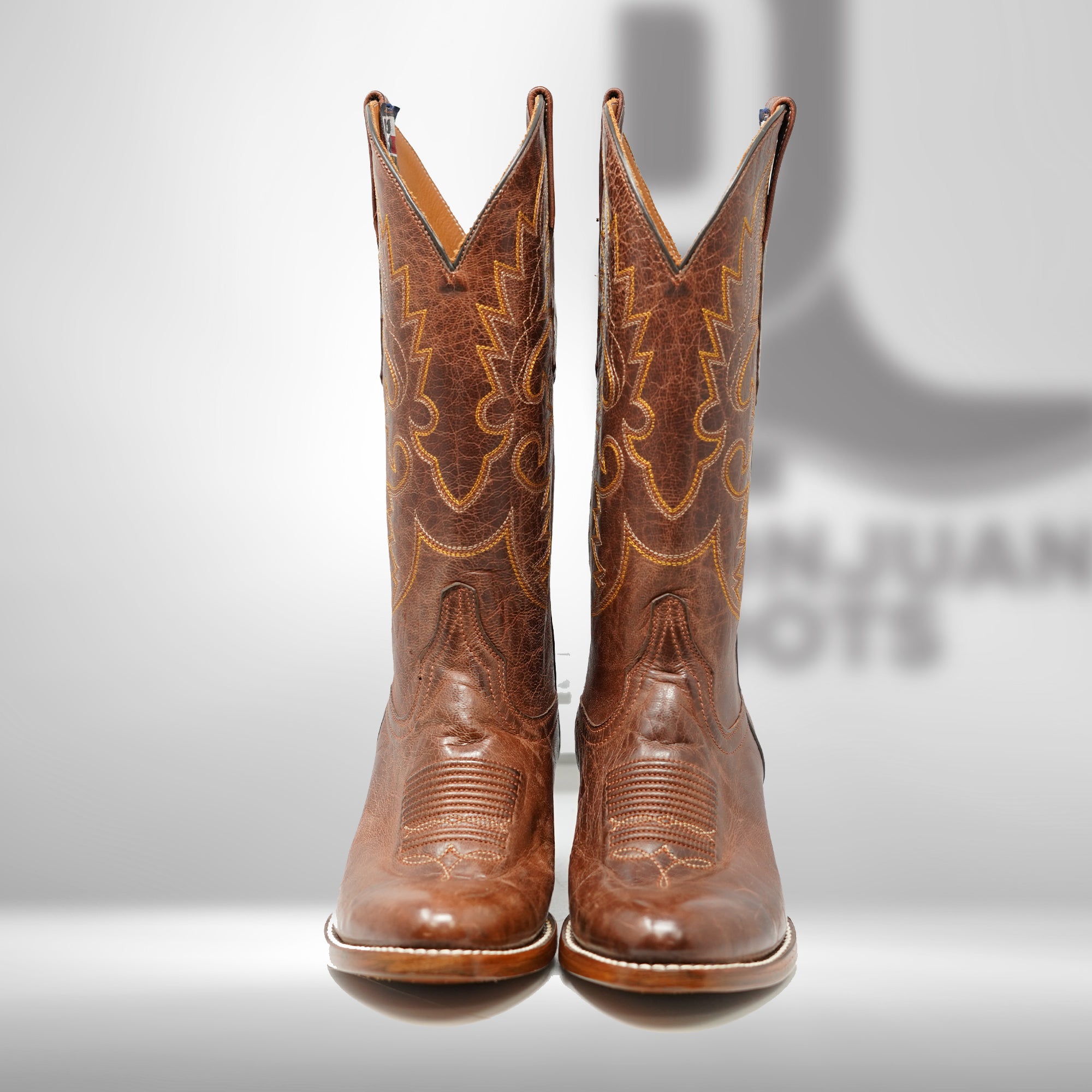 DJ1039 | Don Juan Boots Women's Mad Dog Ranch Hand Almond Rw