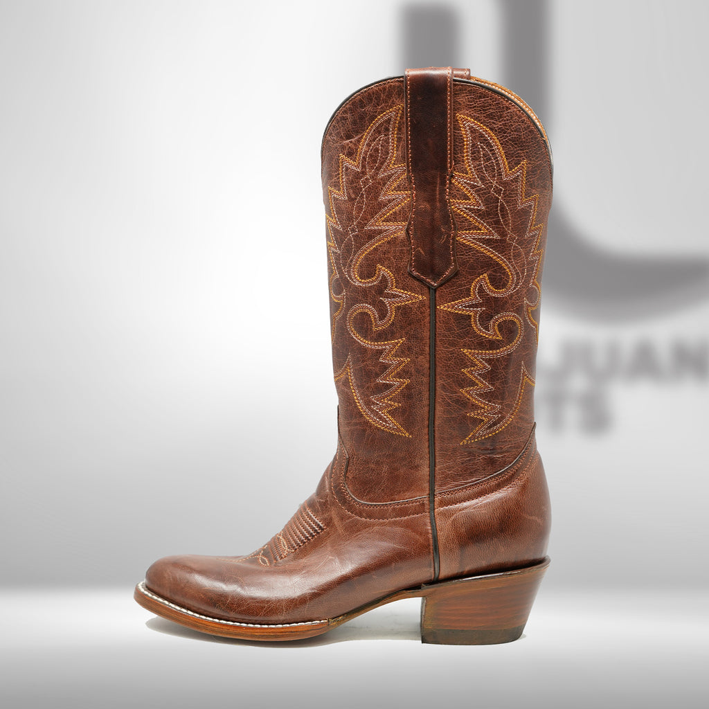 DJ1039 | Don Juan Boots Women's Mad Dog Ranch Hand Almond Rw