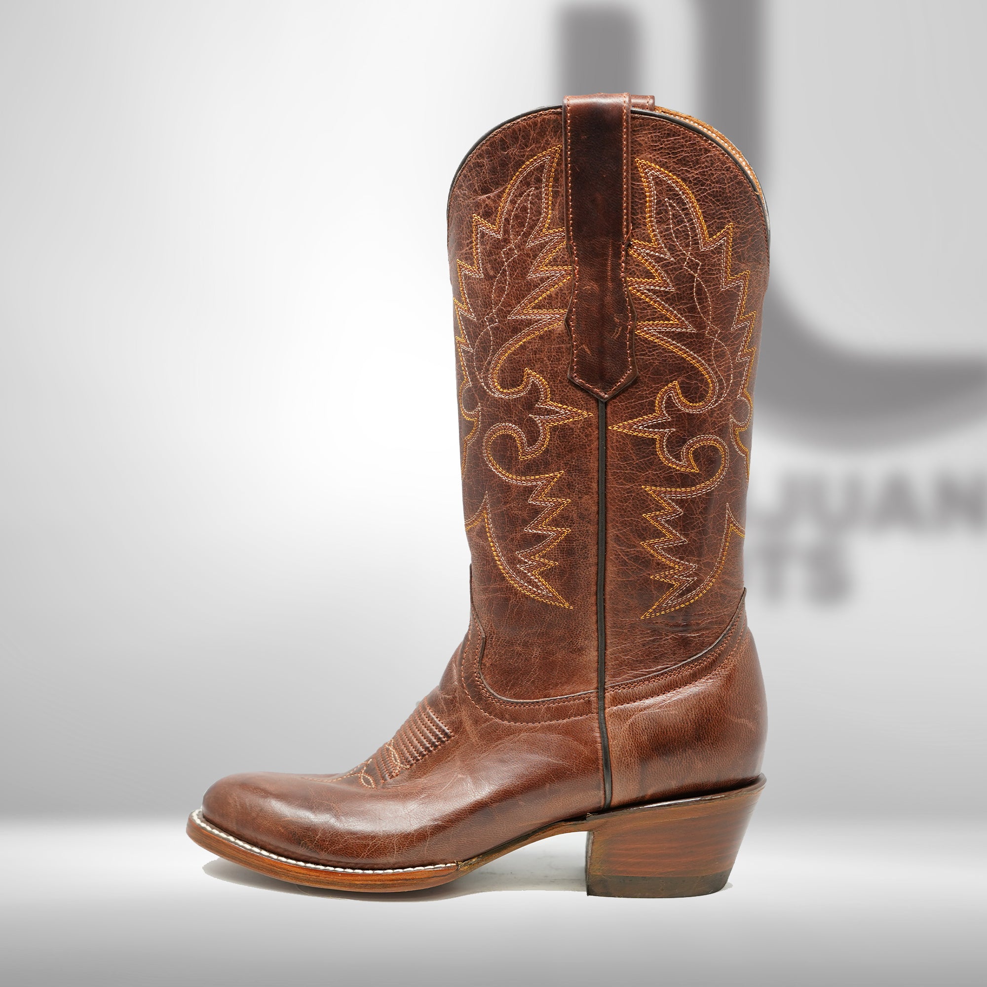 DJ1039 | Don Juan Boots Women's Mad Dog Ranch Hand Almond Rw